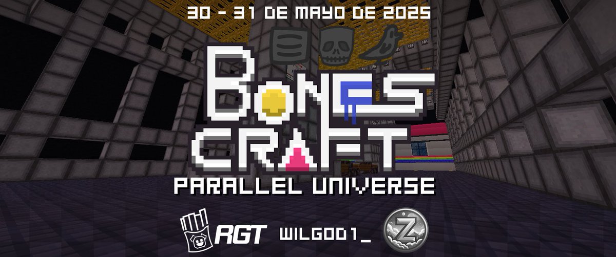 💀BonesCraft Parallel Universe💀
Por el primer aniversario de los BonesCraft se realizara una repe del evento con cambios nuevos!🦑

110 jugadores podrán volver a los juegos venezolanos🔥

Seguir a: <a href="/Wilgod1_/">Wilgod🇻🇪</a> <a href="/ZephyHosting/">ZephyHosting</a> <a href="/Retr0GameTe4m/">RetroGamesTEAM🍟</a> 
Comenta para participar, dale ❤️ y 🔃
