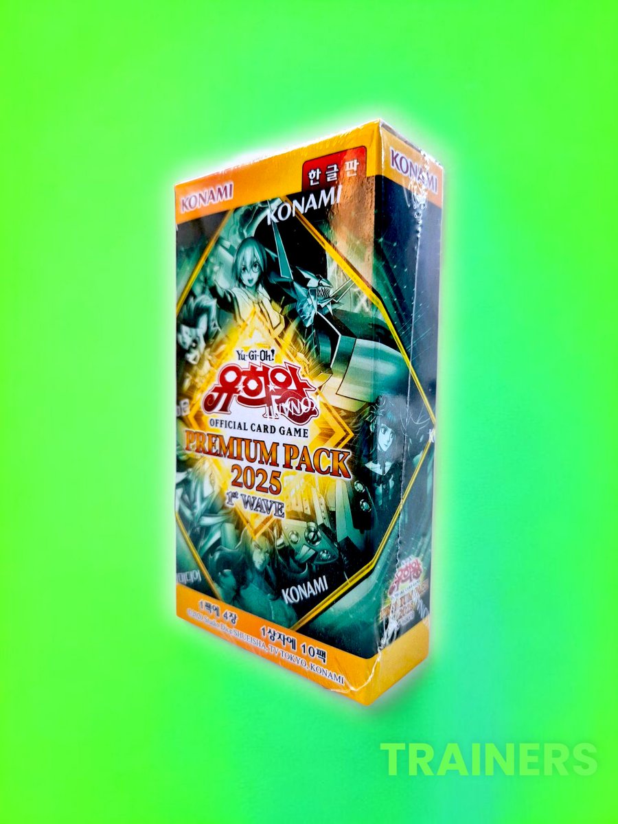 유희왕 프리미엄 팩 2025 1st WAVE 매장 판매 중!

[Now on Sale]
- (Korean) Yu-Gi-Oh! Premium Pack 2025 1st Wave

#트레이너스 #오늘입고상품 #유희왕카드