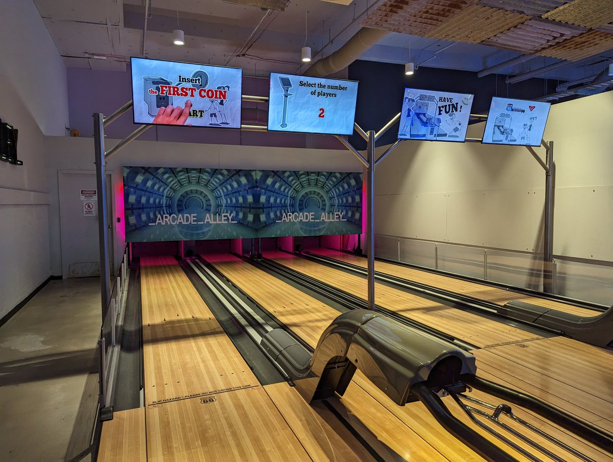 Bit of birthday bowling