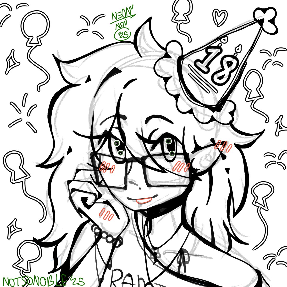 NotSoNeonic's tweet image. finally 18!! 🎂