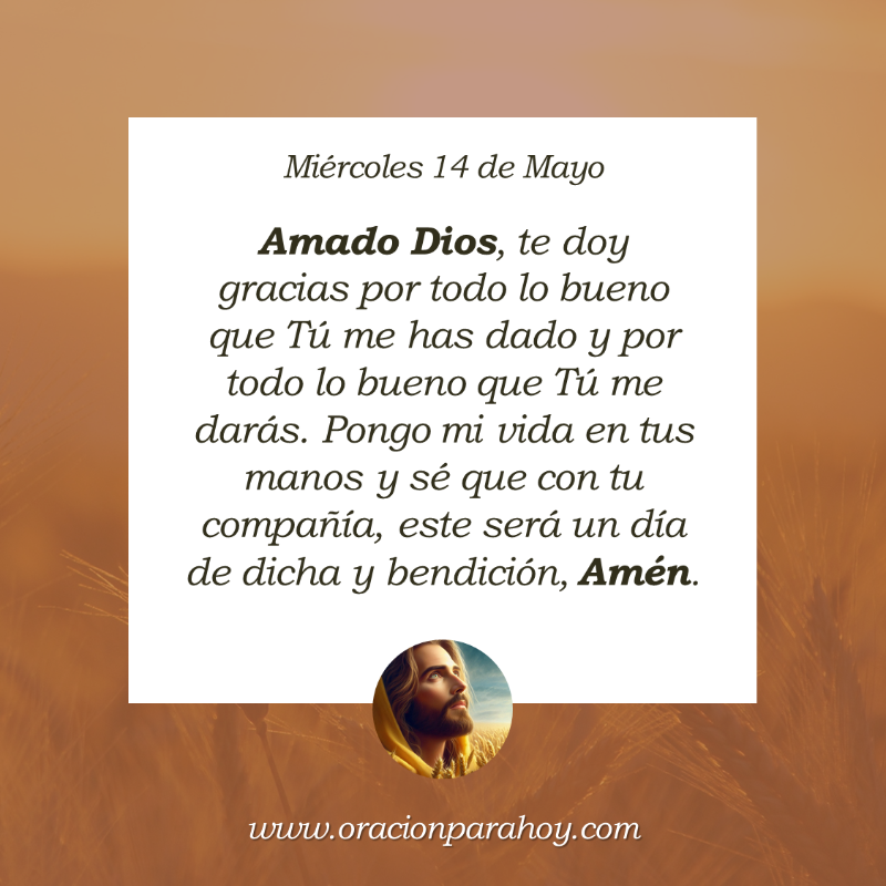 OracionParaHoy's tweet photo. Oración para hoy 14 de mayo: https://t.co/uiLzJenoX6