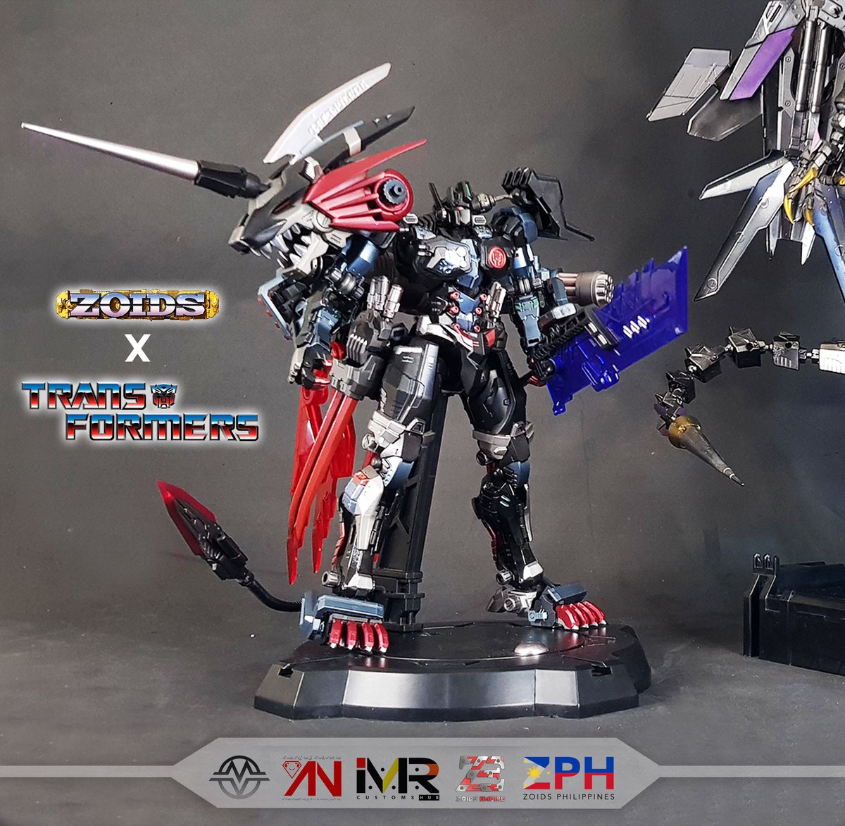 JohnEricMa28365's tweet photo. A new crossover between zoids and transformers will be released in a few. But i have done that a few yeats ago. Here it is. Enjoy! 😊
CTTO: Sir Ian
#zoids #transformers #zoidstagram #zoidsmodels #plamo #plamobuilder #tomy #zoidscustom #customtoys #takaratomy #kotobukiya https://t.co/7eBirI7aPr