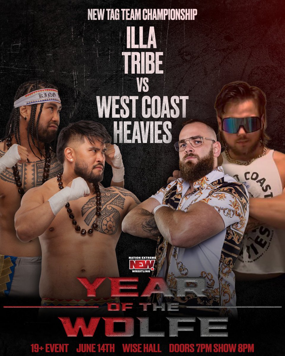 Our end of summer show June 14th already has four matches announced, and already it might be our card of the year. We STILL have more absolute bangers planned as well.

It feels like you should spend the day with us June 14th, yeah?

BUY TICKETS: eventbrite.ca/e/nation-extre…