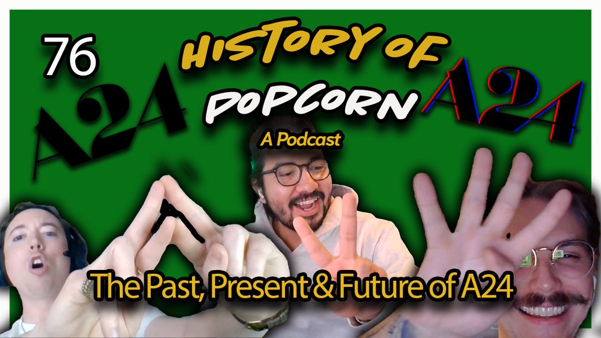 HistoryPopcorn's tweet photo. 🍿Episode 76 is LIVE🍿

This week we discuss all things A24 &amp; recasting The Hangover w/ Box Office Redux!

Check it out on
🟢Spotify: https://t.co/deWT7u21TG…
🍎Apple Podcasts: https://t.co/MaAz9TPSUs
 📺Youtube: https://t.co/1ZfMAaKKyl

#historyofpopcorn🍿#snl #austinpowers https://t.co/gG9hrxTcL9