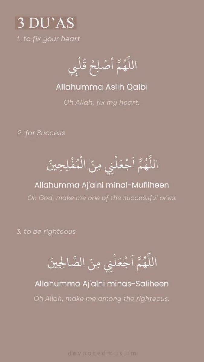 aiishadahir's tweet photo. Never abandon these three Duas https://t.co/rmOqeUgWwL