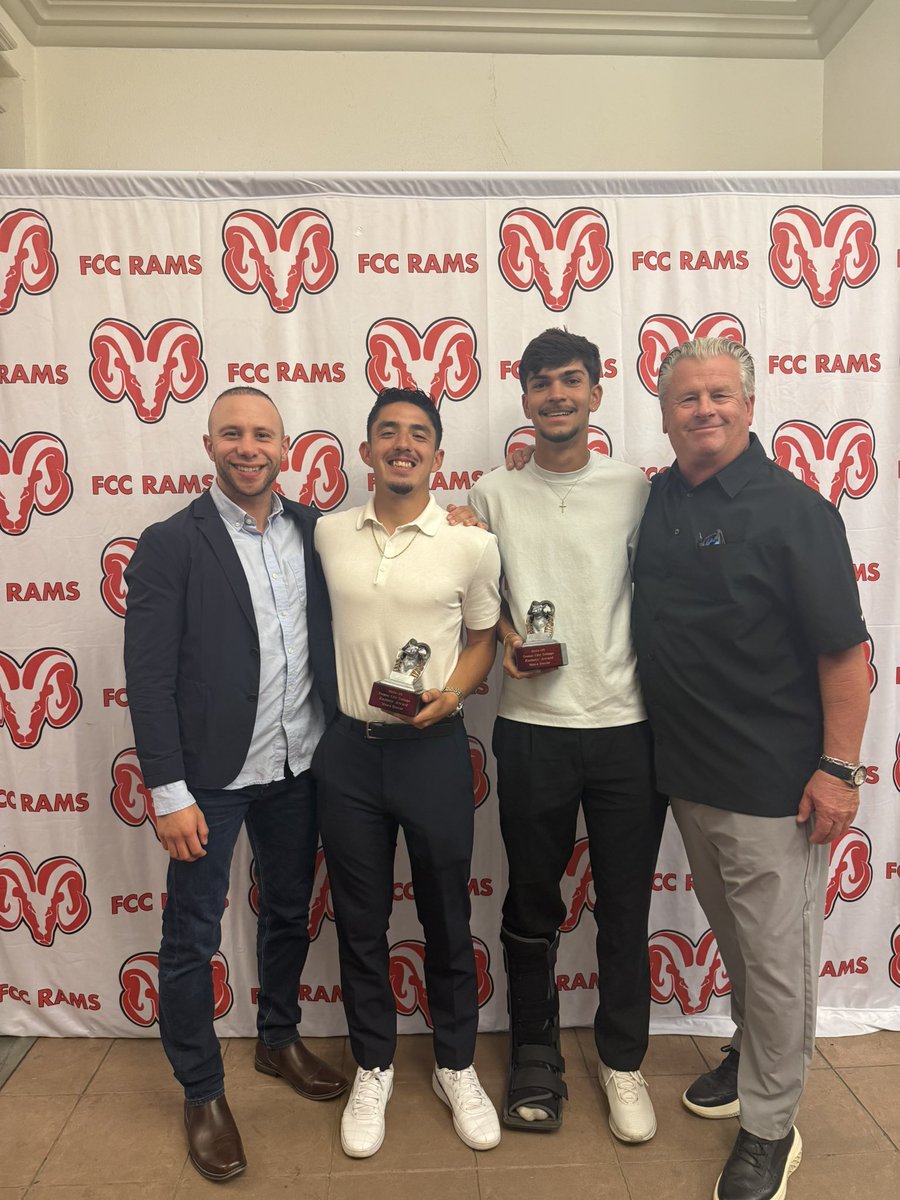 And the Rammy goes to Santana Mercado and Bernardo Novello!
#FCCAthlectics