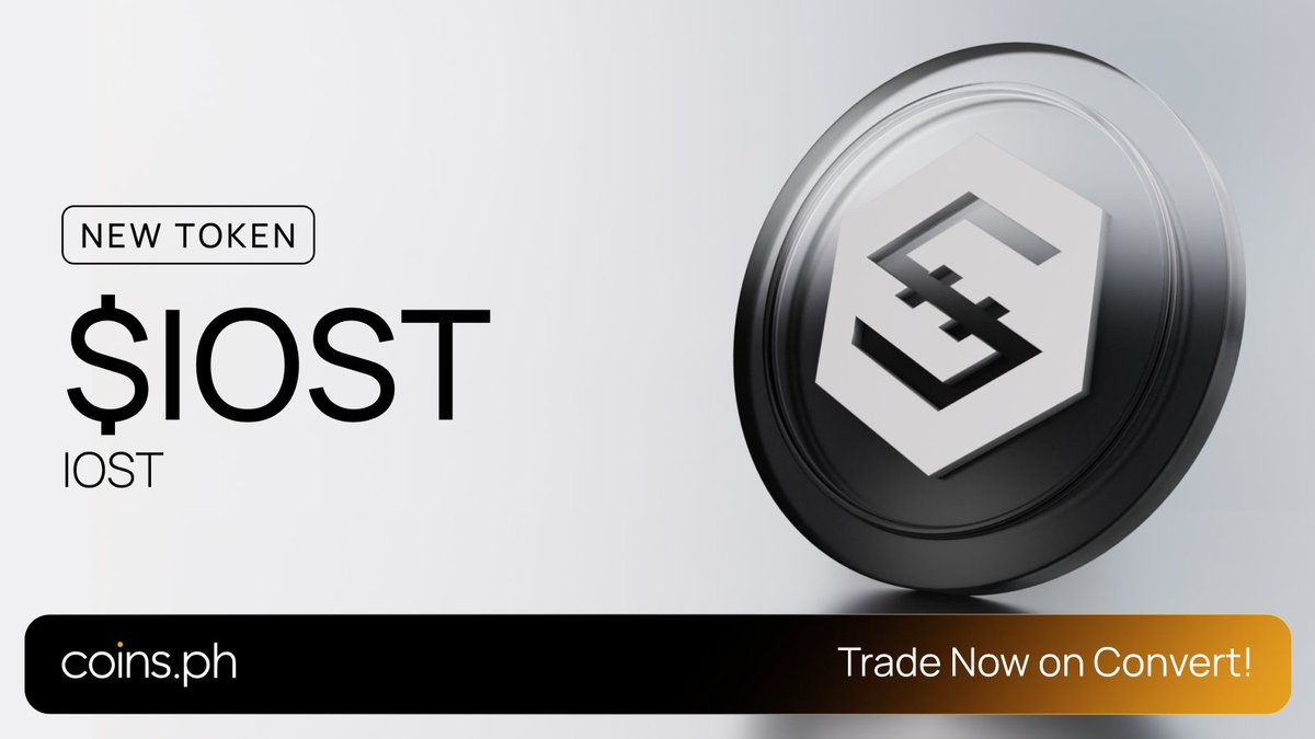 🚀 New #TokenListing: $IOST ( @IOST_Official ) now on  https://t.co/nwbIOfGZon! 🔥 $IOST is a high-speed, scalable blockchain  platform designed to power decentralized applications and Web3 services  through its unique Proof-of-Believability consensus. Trade