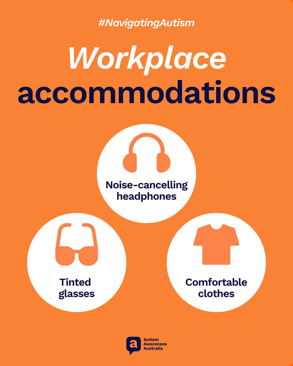 Autism Awareness Australia has created a list of simple and inexpensive workplace accommodations for employees on the autism spectrum. 

Learn more at 💻 ow.ly/7C9l50VPJCP