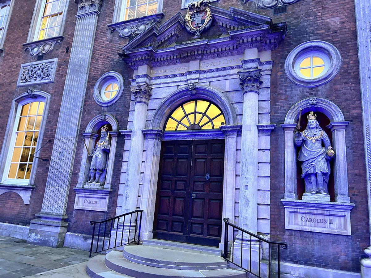 The Guildhall will be illuminated blue this evening (Wednesday) for Apraxia Awareness Day.
Apraxia of speech is a speech sound disorder that makes it challenging to produce spoken words. 
#Worcester