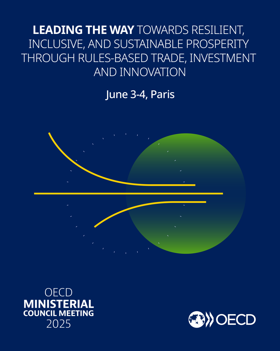 Save the date: OECD 2025 Ministerial Council Meeting chaired by Costa Rica

📅 3-4 June

Learn more: brnw.ch/21wSD4f | #OECDministerial