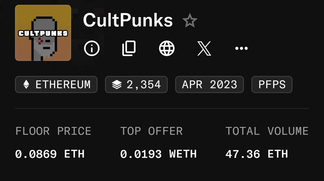 C07770's tweet image. Have you stacked your @cultpunksnfts yet? Floor Price..
@SoupSea_io
@wearecultdao $CULT
#ModulusZK