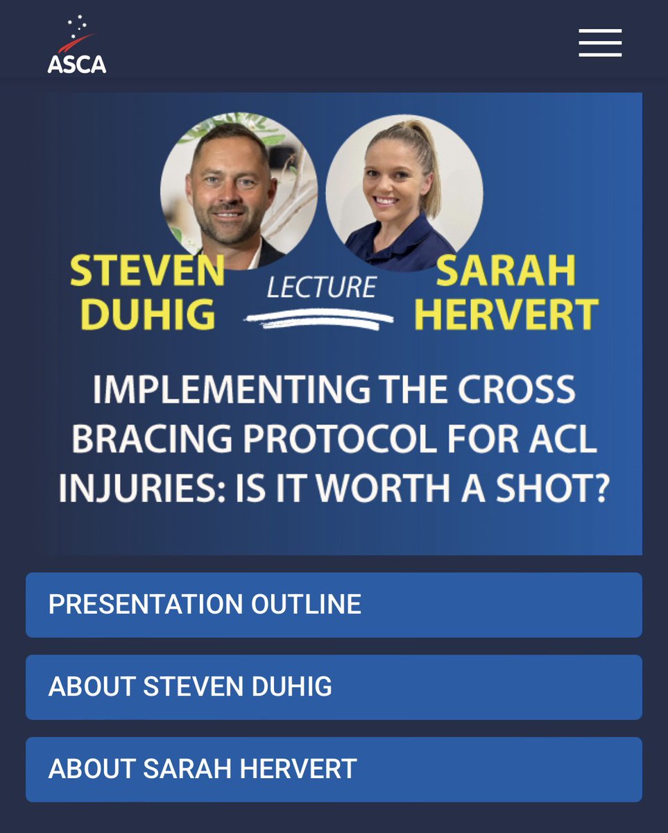 Excited to be presenting with <a href="/SarahHervert10/">Sarah Hervert PhD</a> at this years <a href="/the_ASCA/">Aus S&C Assn</a> conference in Brisbane November 7-8:

strengthandconditioning.org/international-…