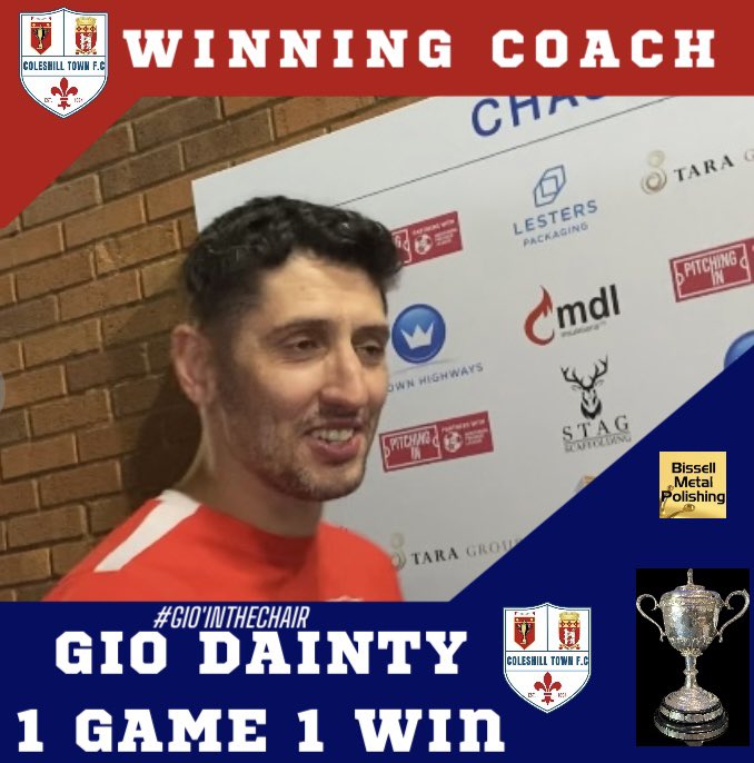 Coleshill Town FC (@coleshilltownfc) on Twitter photo “ Thank to everyone for their support over the last week, the players were fantastic. looking forward to receiving a message from Graham” <a href="/Gio_Dainty/">Gio Dainty</a> “ Thank to everyone for their support over the last week, the players were fantastic. looking forward to receiving a message from Graham” <a href="/Gio_Dainty/">Gio Dainty</a>