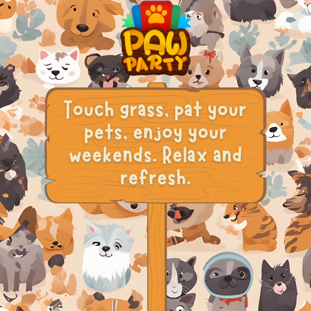 MeowuIsland's tweet photo. Paw Energy #2

Enjoy your weekend with Paw friends online. Relax and reflesh. https://t.co/TAU7P6gilP