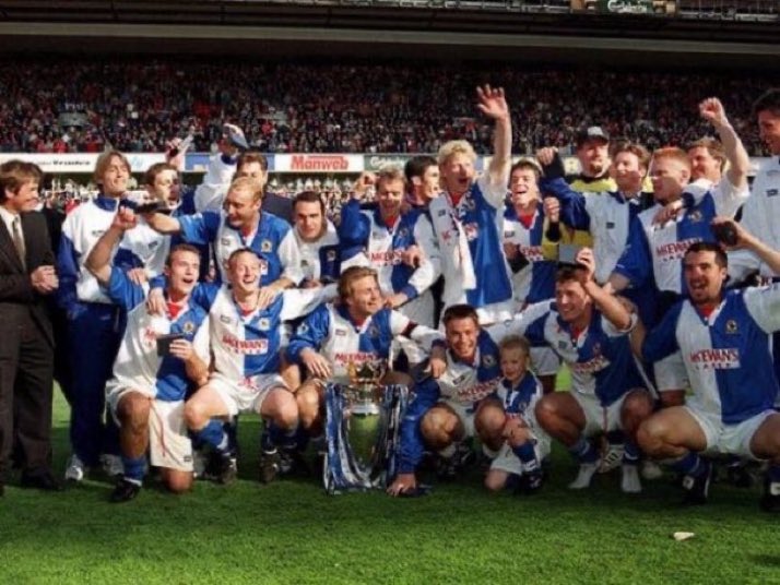 Football Remind ⚽️ (@footballremind) on Twitter photo #OnThisDay 1995
Blackburn Rovers lifted the Premier League title on a dramatic last day. They beat Manchester United to the title by a point.
Top League Scorers:
<a href="/alanshearer/">Alan Shearer</a> 34
<a href="/chris_sutton73/">Chris Sutton</a> 15
<a href="/superatko22/">mark atkins</a> 6
A fantastic achievement from a brilliant team ⚪️🔵 #BRFC #OnThisDay 1995
Blackburn Rovers lifted the Premier League title on a dramatic last day. They beat Manchester United to the title by a point.
Top League Scorers:
<a href="/alanshearer/">Alan Shearer</a> 34
<a href="/chris_sutton73/">Chris Sutton</a> 15
<a href="/superatko22/">mark atkins</a> 6
A fantastic achievement from a brilliant team ⚪️🔵 #BRFC
