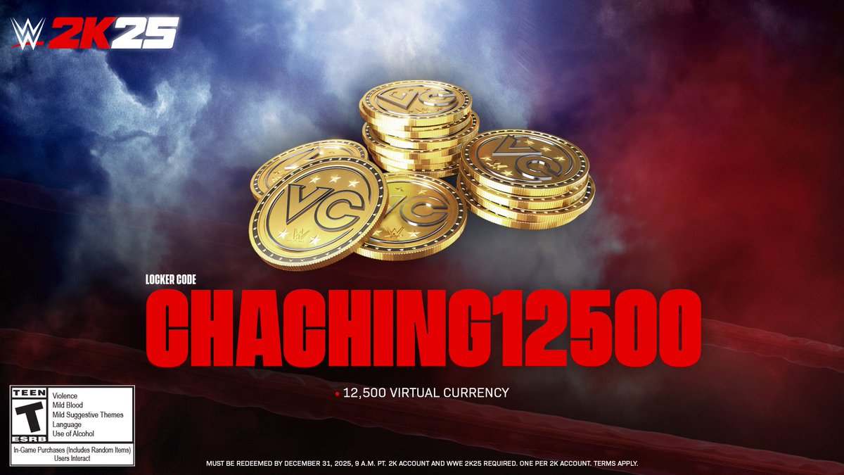 WWEgames's tweet image. The celebrity guest character in the New Wave Pack will be revealed in an exciting announcement from WWE in the coming weeks. 

Can you guess who it is? In the meantime, here is a locker code for 12,500 VC. Thanks for waiting!