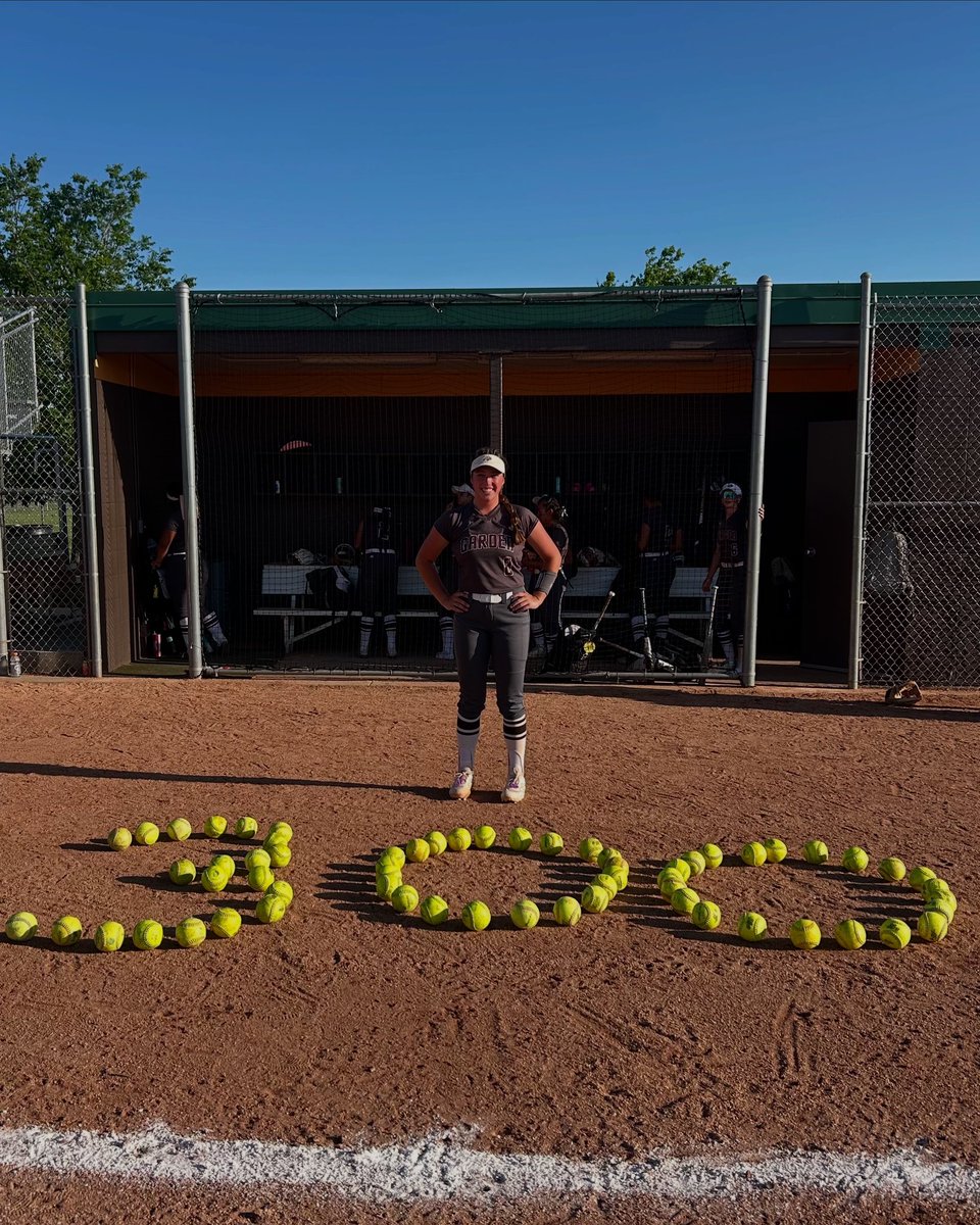Congrats to Senior Kyleigh Whitehurst who threw her 300th career strikeout tonight vs. Hays!  #1HERD