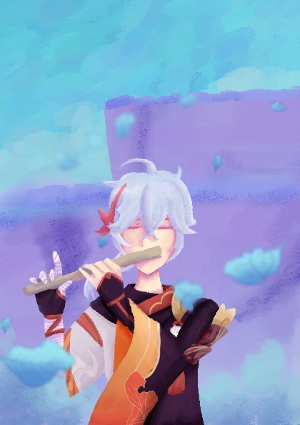 My full piece for <a href="/GenshinRngZine/">Home of the Genshin RNG Zine Series</a> ! God bless be the speedruns that actually force me to finish art in a *totally not rushed* timely manner.