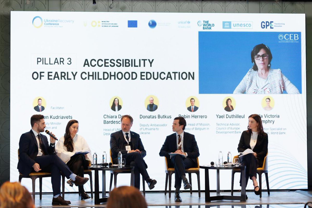 Munir Mammadzade (@munirmammadzade) on Twitter photo Investing in early childhood education is crucial for Ukraine’s recovery.
#Ukraine is initiating a transformation of early learning with the support of key partners to enhance quality & resilience and secure a brighter future #ForEveryChild.
#URC2025 <a href="/MON_UKRAINE/">Міністерство освіти і науки України</a> <a href="/ambdlacecilia/">Davide La Cecilia</a> Investing in early childhood education is crucial for Ukraine’s recovery.
#Ukraine is initiating a transformation of early learning with the support of key partners to enhance quality & resilience and secure a brighter future #ForEveryChild.
#URC2025 <a href="/MON_UKRAINE/">Міністерство освіти і науки України</a> <a href="/ambdlacecilia/">Davide La Cecilia</a>