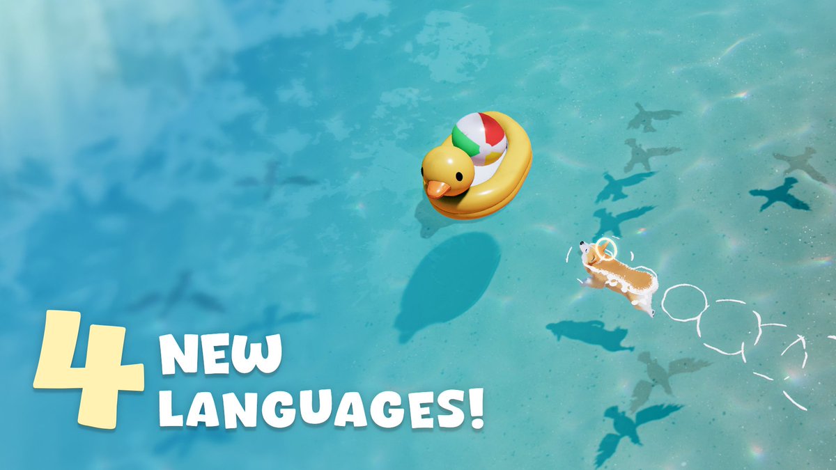 MyLittlePuppy 🐶 (@mlp_dreamotion) on Twitter photo 『My Little Puppy』に4つの新しい言語が追加されました!🌎
4 additional languages have been added to 'My Little Puppy'!🌎
Please check the details! : bit.ly/4dgRze3
#indiegame #cozygames #steam #MyLittlePuppy #ワンちゃん #コーギー #コーギーのいる暮らし 『My Little Puppy』に4つの新しい言語が追加されました!🌎
4 additional languages have been added to 'My Little Puppy'!🌎
Please check the details! : bit.ly/4dgRze3
#indiegame #cozygames #steam #MyLittlePuppy #ワンちゃん #コーギー #コーギーのいる暮らし