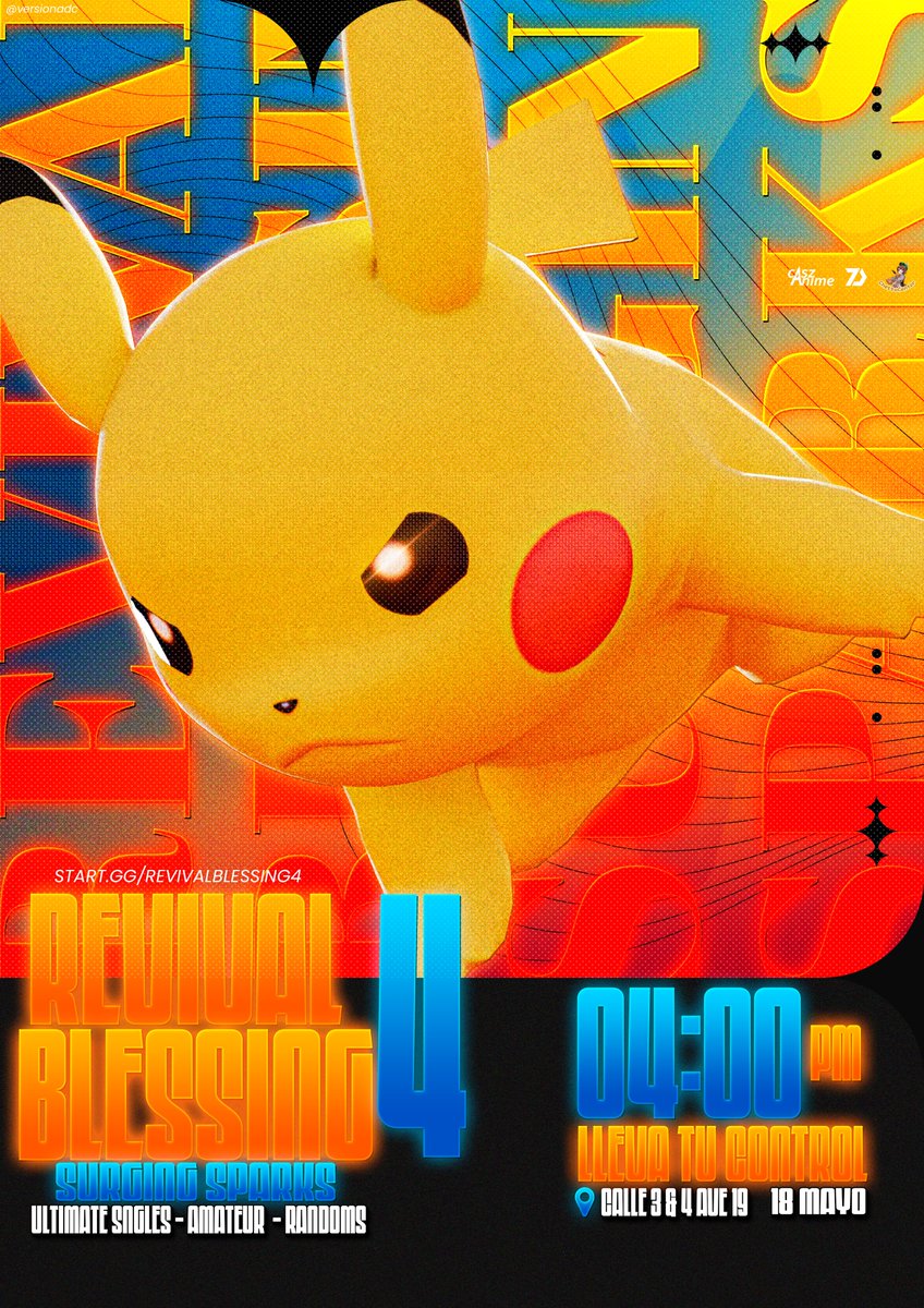 ApsonSmash's tweet image. REVIVAL BLESSING 4: SURGING SPARKS
Torneo 18 de Mayo Agua Prieta Sonora
$30 Singles - $20 Venue
4:00 PM
start.gg/revivalblessin…