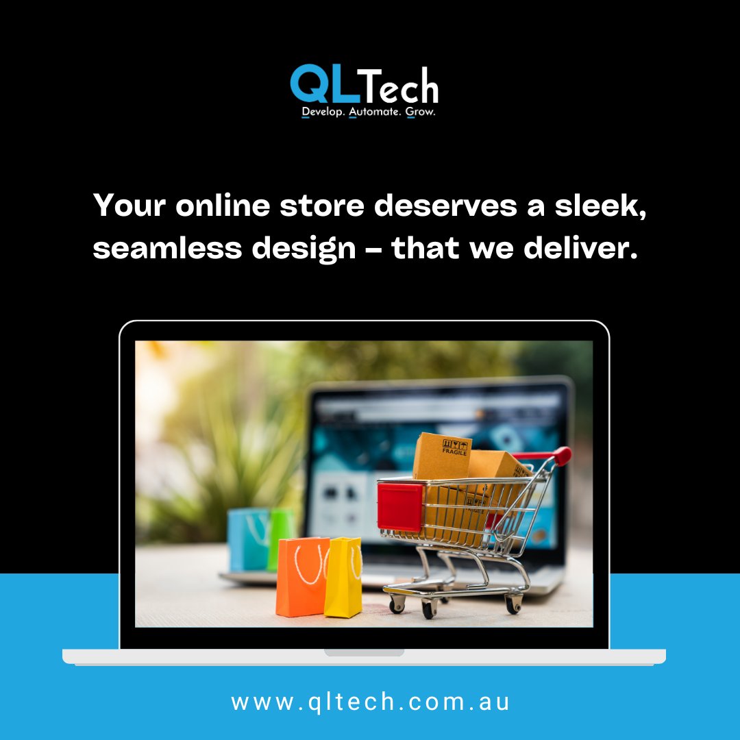 QLTechAustralia's tweet image. Your online store deserves a sleek, seamless design – and we deliver. 💻✨ 

#WebDesign #EcommerceDesign #OnlineStore #UXUIDesign #DigitalPresence #CreativeDesign