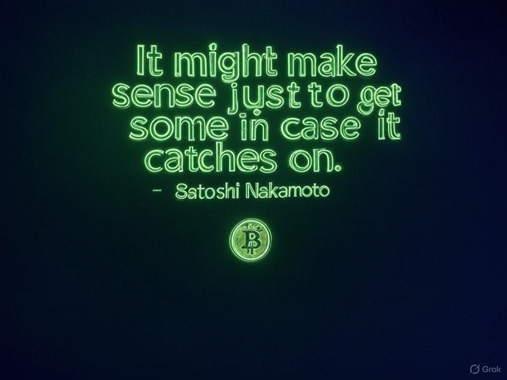 santoshroy's tweet image. Satoshi Nakamoto saw the future of money  &quot;It might make sense just to get some in case it catches on.&quot; #Bitcoin #CryptoVisionary