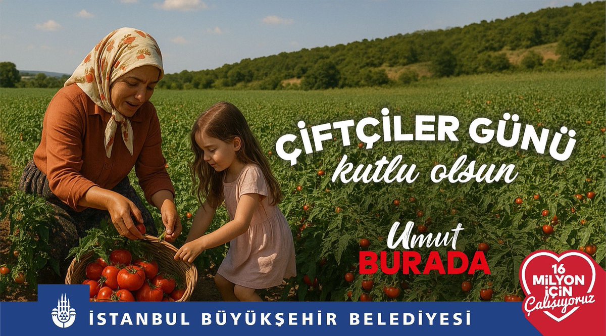 Sabahın ilk ışığında tarlasına koşan, emeğini toprağa, umudunu geleceğe eken tüm çiftçilerimizin 14 Mayıs Dünya Çiftçiler Günü kutlu olsun.

Üreticimizin yanında, tarımın destekçisi olmaya devam ediyoruz.
#DünyaÇiftçilerGünü