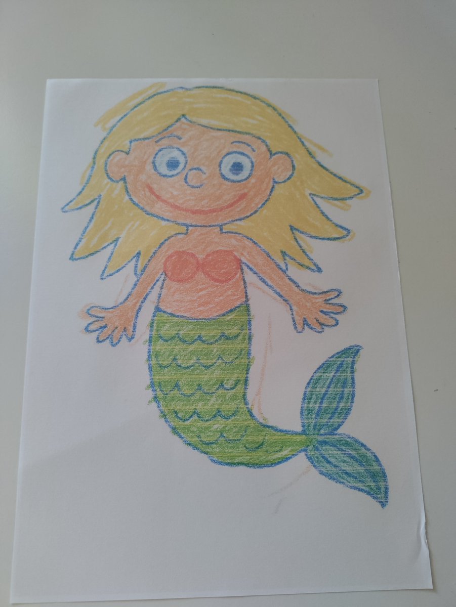 Chronomyst (@d_t_stefano) on Twitter photo Here my little niece drawing for the #SpiritMermaidContest , pretty sure she cheated and someone drew the outline for her, dont know if a teacher or her mom.
Asked her about it.
She denied it...little liar 😂😂😂
<a href="/sqwid_app/">Sqwid NFT Marketplace 🦑</a> <a href="/HSMermaid1/">Heart Sparkle Mermaid</a> <a href="/TrueStarsMedia/">True Stars Media🌟</a> $HSM Here my little niece drawing for the #SpiritMermaidContest , pretty sure she cheated and someone drew the outline for her, dont know if a teacher or her mom.
Asked her about it.
She denied it...little liar 😂😂😂
<a href="/sqwid_app/">Sqwid NFT Marketplace 🦑</a> <a href="/HSMermaid1/">Heart Sparkle Mermaid</a> <a href="/TrueStarsMedia/">True Stars Media🌟</a> $HSM