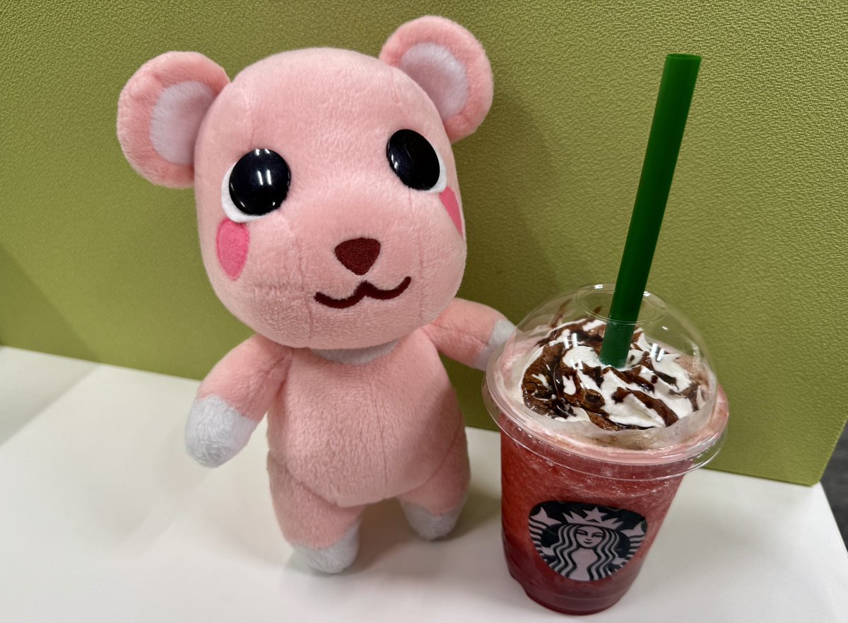 PostPetPress's tweet image. #THE苺フラペチーノ®スペシャル ver. 
チョコレートソーストッピング🍓🍫