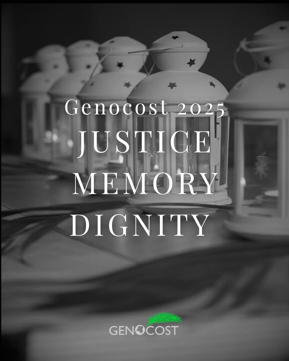 GENOCOST 2025:
This year, we stand together for JUSTICE, MEMORY &amp; DIGNITY.
As we honor the lives lost and call for accountability, we renew our commitment to truth, healing, and respect.
#Genocost2025 #JusticeMemoryDignity #CongoGenocide #NeverForget