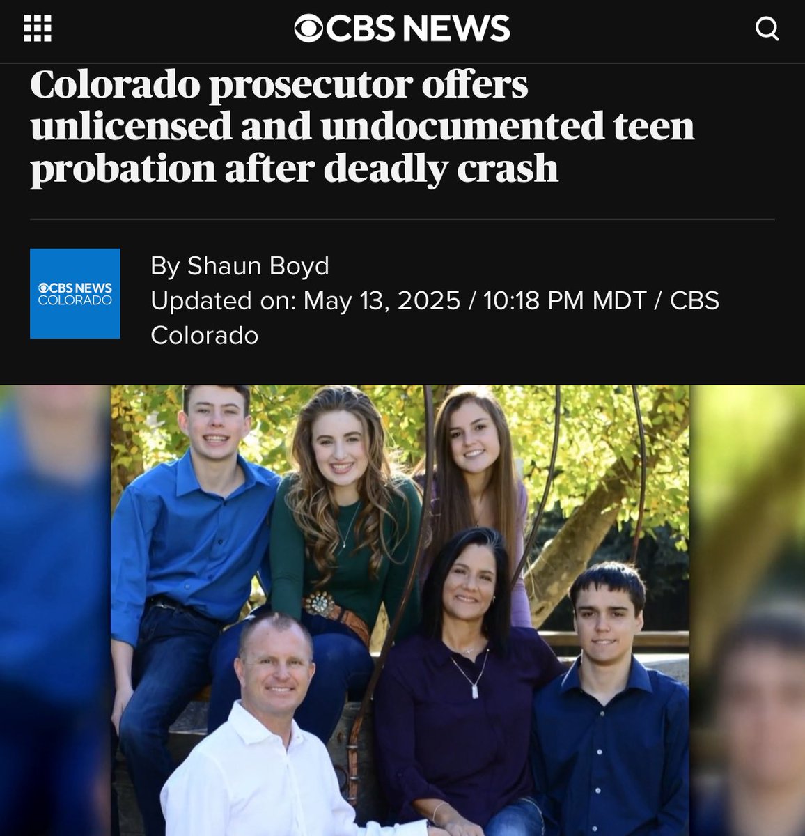 Arapahoe DA Amy Padden failed her community

She gave only probation an unlicensed illegal alien teen who slammed into a young woman at 90 miles an hour in a 45 mile per hour residential area

24 year old Kaitlyn Weaver was removed from life support 2 days later