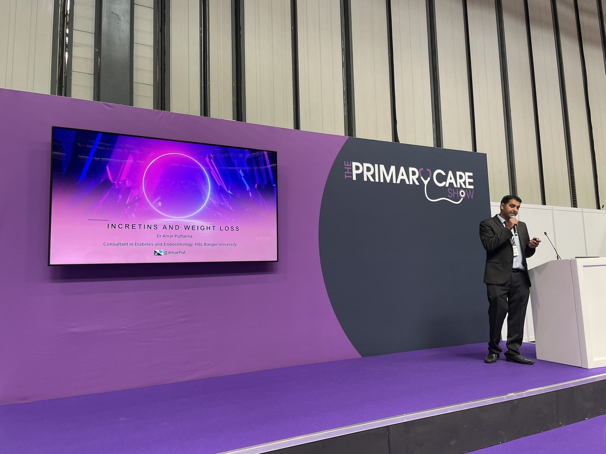 Nusrat Kausar 🤓👋 (@nusratkrd) on Twitter photo Excited to introduce our 4th speaker <a href="/AmarPut/">Dr Amar Puttanna 🎸</a> at the nutrition and dietetics programme at day 1 of <a href="/PrimaryCareShow/">The Primary Care Show</a> speaking on incretins and weight loss - GLP1 updates Excited to introduce our 4th speaker <a href="/AmarPut/">Dr Amar Puttanna 🎸</a> at the nutrition and dietetics programme at day 1 of <a href="/PrimaryCareShow/">The Primary Care Show</a> speaking on incretins and weight loss - GLP1 updates