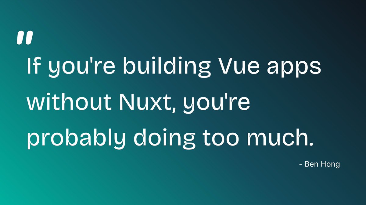 nuxtjsdevs's tweet image. React developers will soon be lining up