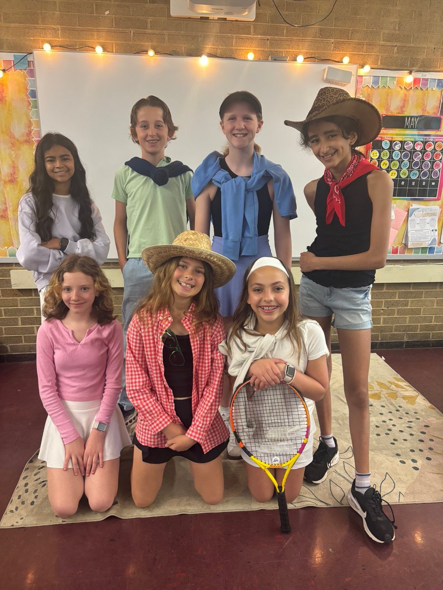 WVMSDragons's tweet image. 🐉Spring Spirit Week is in full swing at WVMS! Yesterday’s Country vs. Country Club Day brought out some great looks from students and staff 🤠🏌️‍♀️. Don’t miss the chance to show your Dragon Pride all week long! Tomorrow is Disney Day!🤴👸🏰 #WVMS #WVMSSpringSpiritWeek #LMSD
