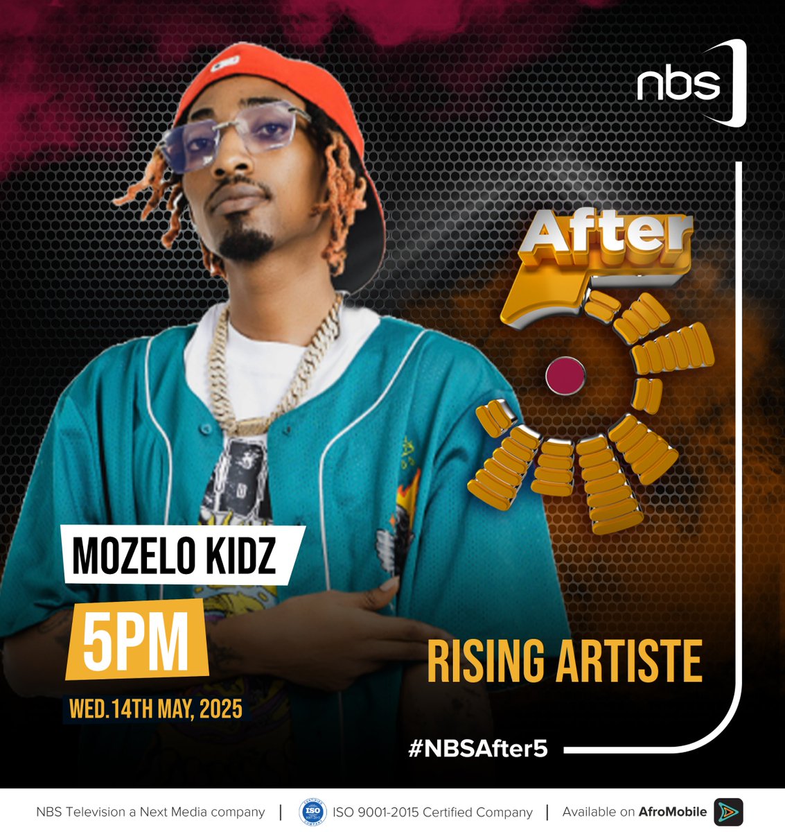 Today on #NBSAfter5, we host rising star, Mozelo.

#NBSUpdates