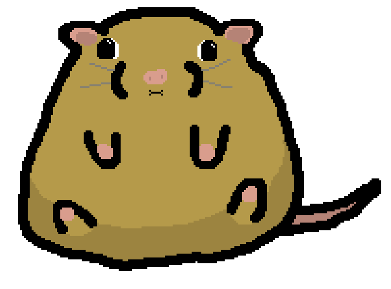 Daily Rats for no reason

Day 314: Evil and Sinister Rat (do not be fooled by its appearance) #rat #pixelart