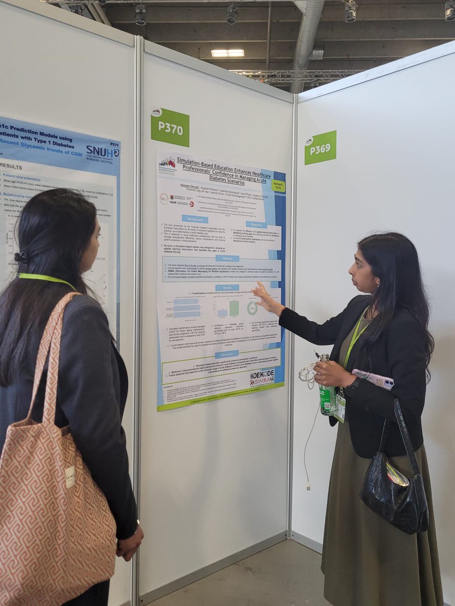 Kalyaani Persad (@kalyaanipersad) on Twitter photo Very grateful to have a poster presentation at the Joint Congress of ECE and ESPE in Copenhagen, Denmark.
Sharing #DEKODE #SIMBA initiatives on #Diabetes simulation sessions on an international forum 🥳
Thank you to <a href="/ESEndocrinology/">European Society of Endocrinology (ESE)</a> for this opportunity! Very grateful to have a poster presentation at the Joint Congress of ECE and ESPE in Copenhagen, Denmark.
Sharing #DEKODE #SIMBA initiatives on #Diabetes simulation sessions on an international forum 🥳
Thank you to <a href="/ESEndocrinology/">European Society of Endocrinology (ESE)</a> for this opportunity!