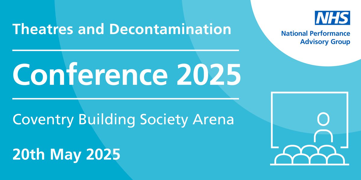 NPAG (@npaguk) on Twitter photo Less than a week until our Theatres & Decon conference, taking place on 20th May! It’s going to be an inspiring & informative event for anyone working in operating theatres, decontamination or sterile services. Contact us at info@npag.eastamb.nhs.uk
#conference #NHS #CPD Less than a week until our Theatres & Decon conference, taking place on 20th May! It’s going to be an inspiring & informative event for anyone working in operating theatres, decontamination or sterile services. Contact us at info@npag.eastamb.nhs.uk
#conference #NHS #CPD