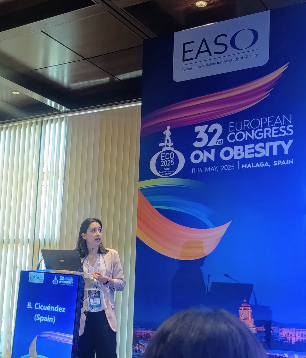Beatriz Cicuéndez (@beacicuendez) on Twitter photo Grateful for the opportunity to give a talk about the importance of p38 in the steatosis development at the #ECO2025 32nd EASO Congress. Thank you to the organizers and everyone who attended! <a href="/CintiaFolgueira/">Cintia Folgueira</a> <a href="/Gsabiolab/">Guadalupe Sabio</a> <a href="/EASOobesity/">EASO</a> Grateful for the opportunity to give a talk about the importance of p38 in the steatosis development at the #ECO2025 32nd EASO Congress. Thank you to the organizers and everyone who attended! <a href="/CintiaFolgueira/">Cintia Folgueira</a> <a href="/Gsabiolab/">Guadalupe Sabio</a> <a href="/EASOobesity/">EASO</a>
