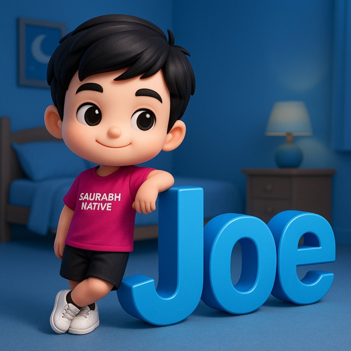 saurabhnative's tweet image. A personlised name image for the day. 
Daily Prompts challenge Day 11/30

Let me know if you need prompts and process 😄✌️ 

#ChatGPT