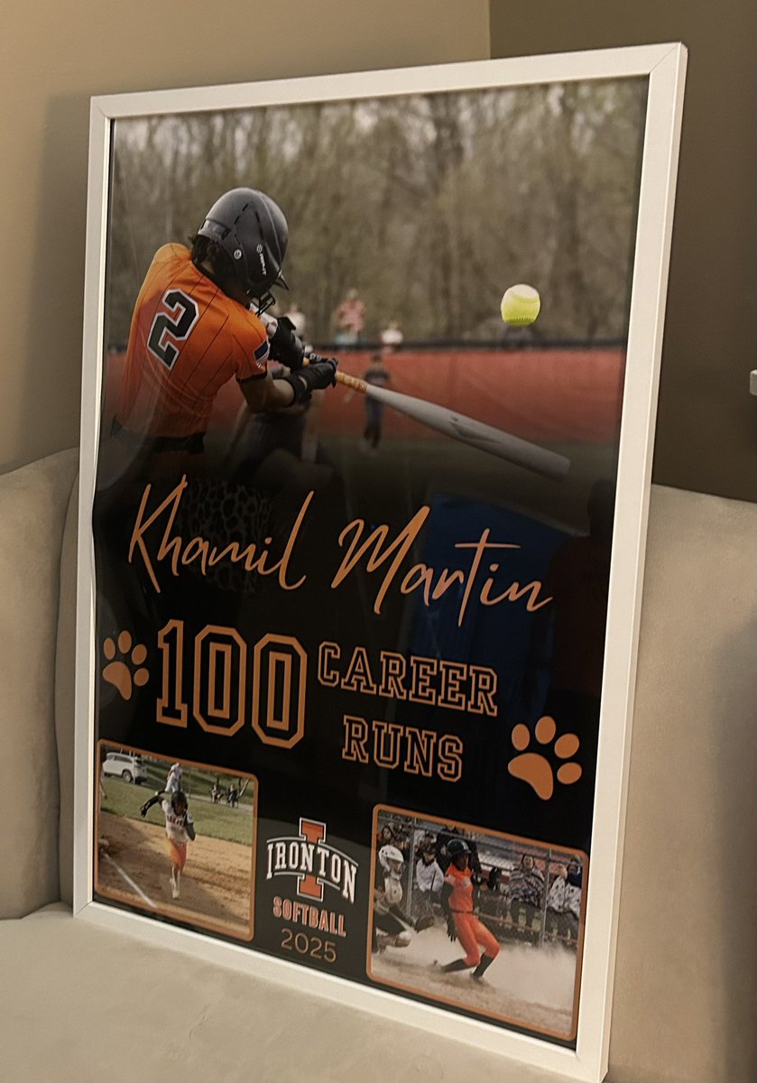 Two big milestones these past few weeks!! Got awarded with my 100 career hits and 100 career runs!!🖤🧡 Just helping out my team anyway I can ❤️ <a href="/LalondeSoftball/">Adam LaLonde</a> <a href="/HawksJoseforsky/">Ohio Hawks National Joseforsky 18U</a>