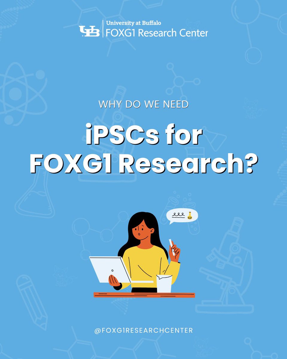 🧬 Why do researchers need iPSCs to study FOXG1 syndrome? Because the brain holds the answers — but we need a safe, ethical way to study it.

It’s one of the most powerful tools we have to understand FOXG1 at the cellular level.

#foxg1 #foxg1awareness #raredisease