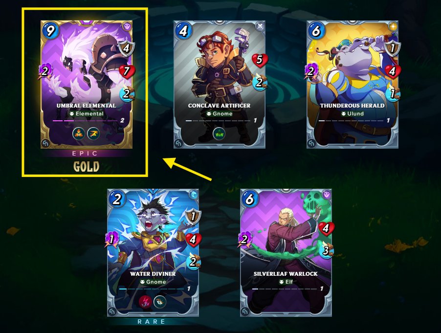 dreloop07's tweet photo. "Just pulled this 🔥 Umbral Elemental (Epic Gold) in my latest pack! 📷 Plus some solid cards like Conclave Artificer and Thunder Herald. What’s your best pull lately? 📷📷 #CardGame #EpicPull" #splinterlands #play2earn ✨
https://t.co/JDHjSFO83Q https://t.co/qVWnxBWCZV