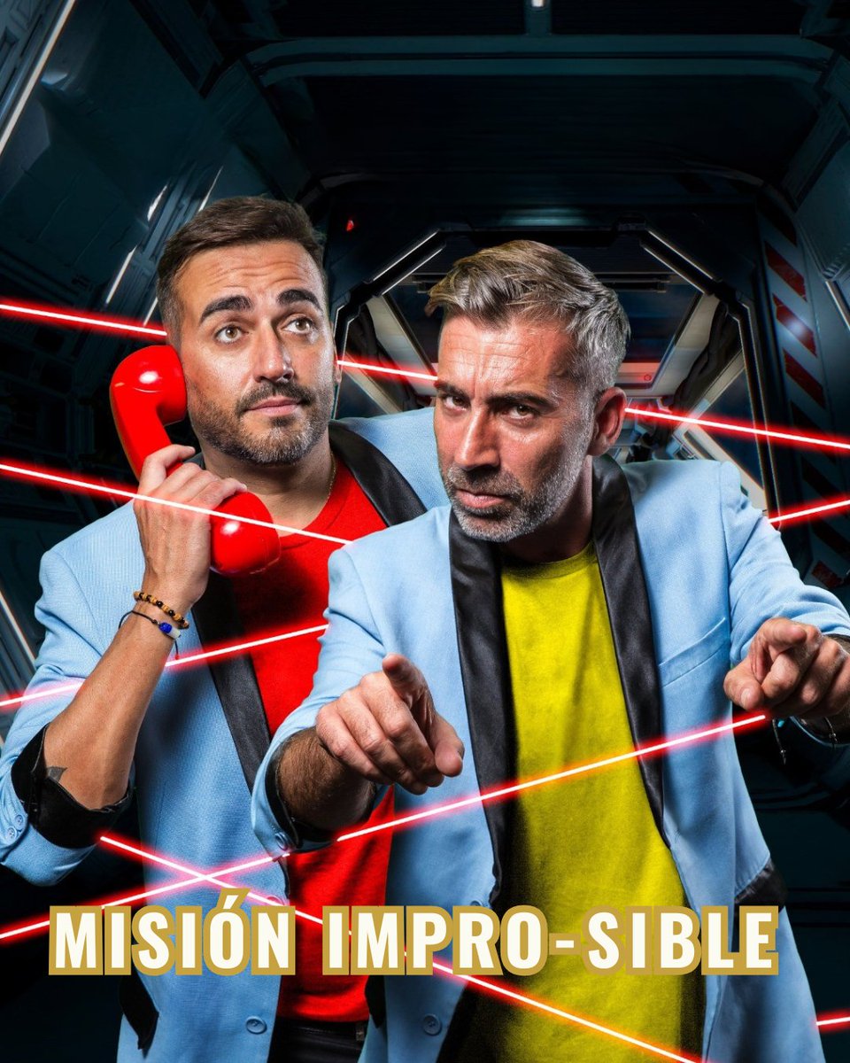 MISIÓN IMPRO-SIBLE🤣

#MisiónImprosible 🤣 vuelve al #TeatroReinaVictoriael 16 y 17 de mayo 🗓️ de la mano de Javiel Aguilera y Carlos Mení.