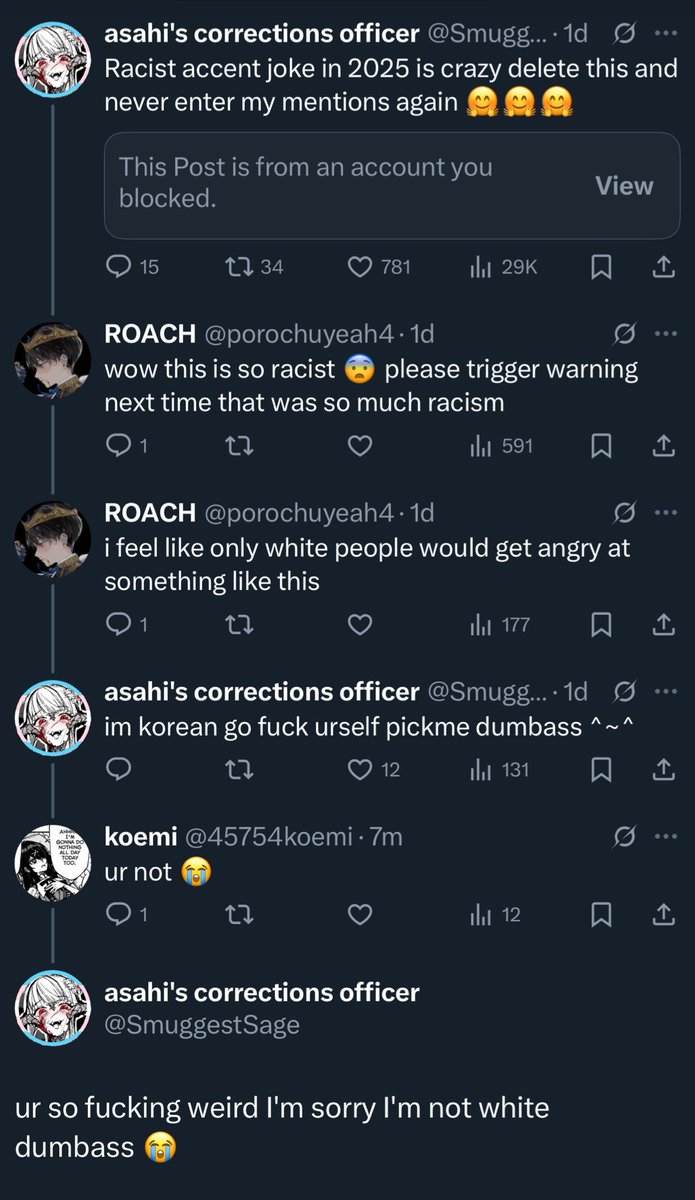 THEYRE TRYING TO RACEVESTIGATE ME ON XITTER DOT COM