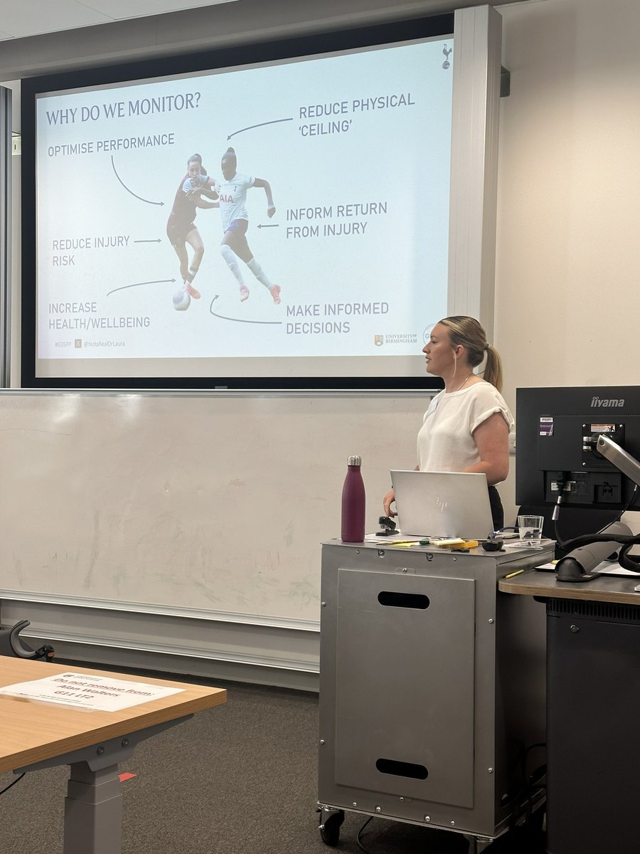 Ros Cooke (@roscooke1) on Twitter photo <a href="/NotaRealDrLaura/">Laura Bowen</a> giving excellent insights into monitoring performance in female footballers. Be clear on what you are measuring, how your are going to measure it and are you going to be action an outcome. <a href="/unibirmingham/">Uni of Birmingham</a> <a href="/NotaRealDrLaura/">Laura Bowen</a> giving excellent insights into monitoring performance in female footballers. Be clear on what you are measuring, how your are going to measure it and are you going to be action an outcome. <a href="/unibirmingham/">Uni of Birmingham</a>