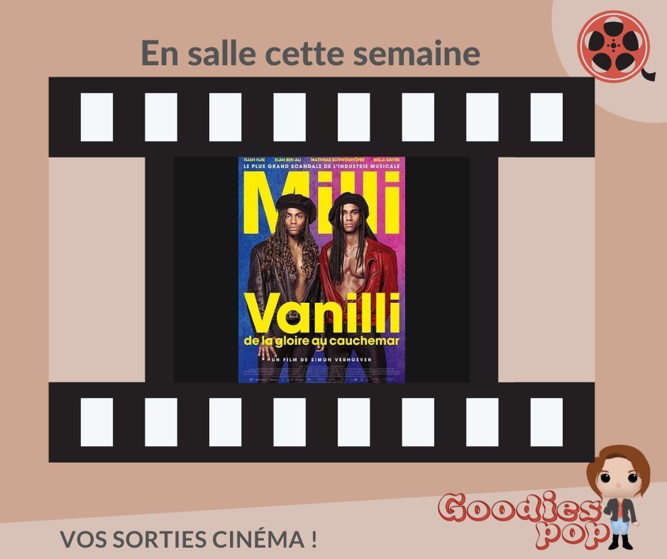 Les #sorties #ensallessemaine20
#MilliVanilli , de la gloire au cauchemare
Genre biopic, drame, Musical. De Simon Verhoeven.
Avec  Tijan Njie, Elan Ben Ali, Matthias Schweighöfer. 

Pour les #bandesannonces c'est par ici :  urls.fr/x_u6YD