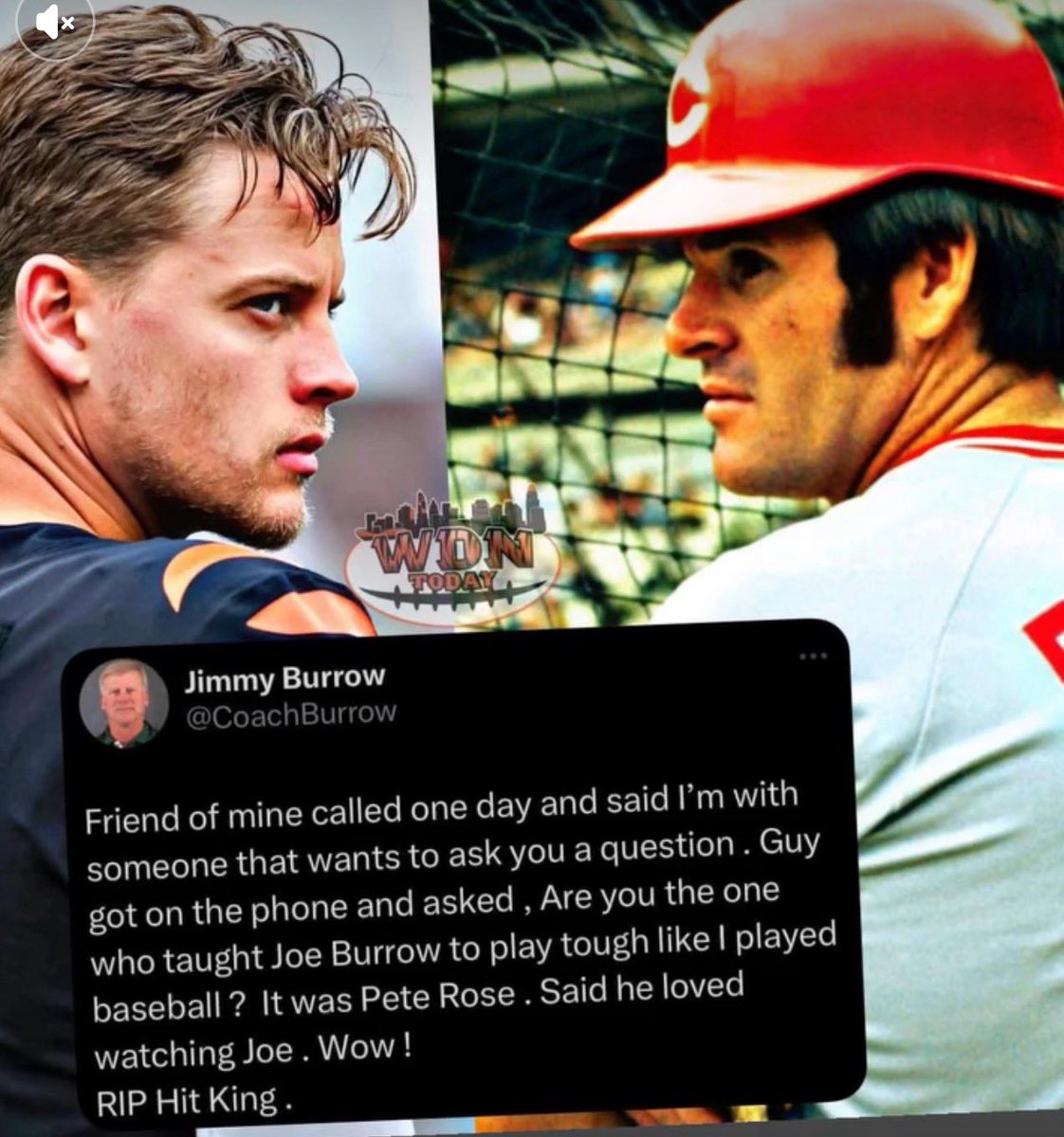 bengalbannerboy's tweet photo. Itβs Pete Rose Night at the ballpark tonight. The Greatest Player in the History of the Game is FINALLY FREE! @Reds #TheBigRedMachine @Bengals #WHODEY @JoeyB https://t.co/ywc7rafTpu