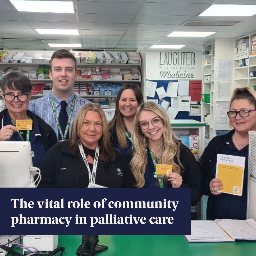 Royal Pharmaceutical Society (@rpharms) on Twitter photo Pharmacist Glenn Davie shares how his pharmacy team is supporting patients and carers through palliative care. By adopting the #DaffodilStandards, they've strengthened their service and made difficult conversations easier.
More: bit.ly/44puVOa <a href="/mariecurieuk/">Marie Curie</a> Pharmacist Glenn Davie shares how his pharmacy team is supporting patients and carers through palliative care. By adopting the #DaffodilStandards, they've strengthened their service and made difficult conversations easier.
More: bit.ly/44puVOa <a href="/mariecurieuk/">Marie Curie</a>